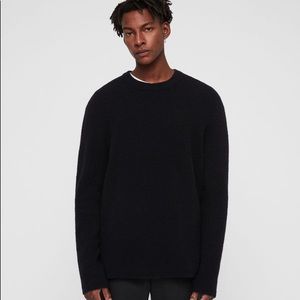 All Saints Men’s Oversized Black Sweater